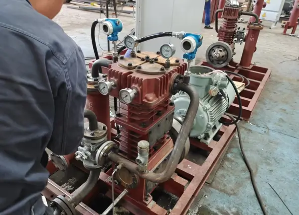 Compressor running test