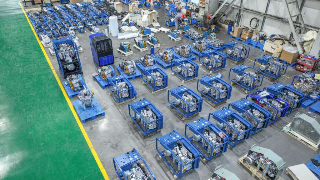 Real photos of the MINNUO compressor factory