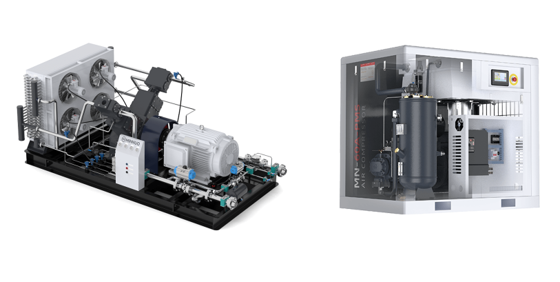 Screw compressors vs. piston compressors