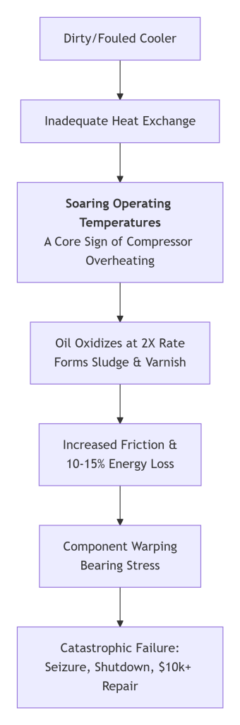 The Domino Effect of a Dirty Cooler