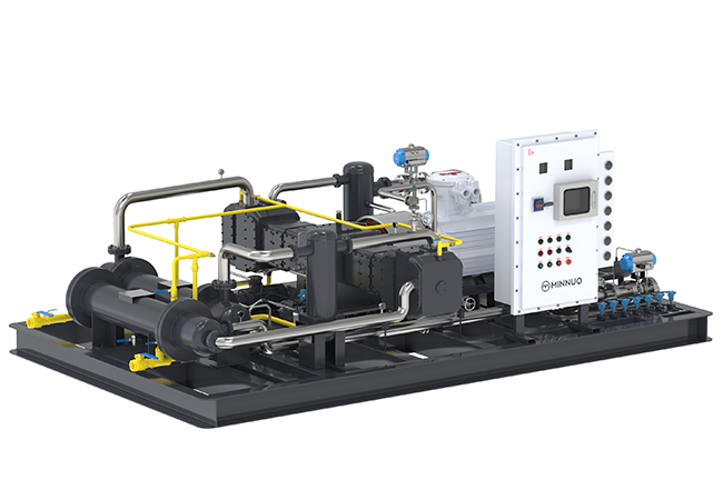 a MINNUO helium compressor