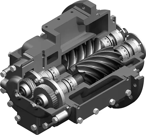 Screw compressor rotor