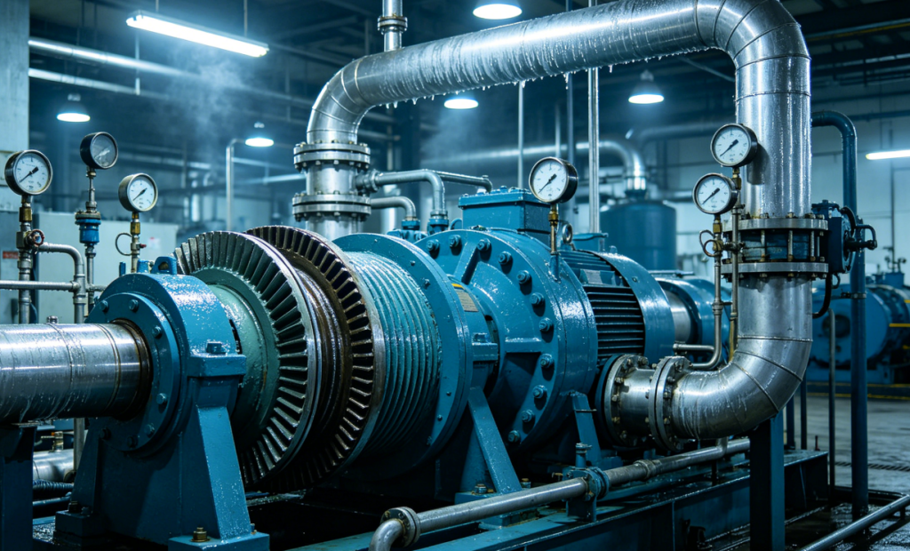 Sour gas compressor material selection